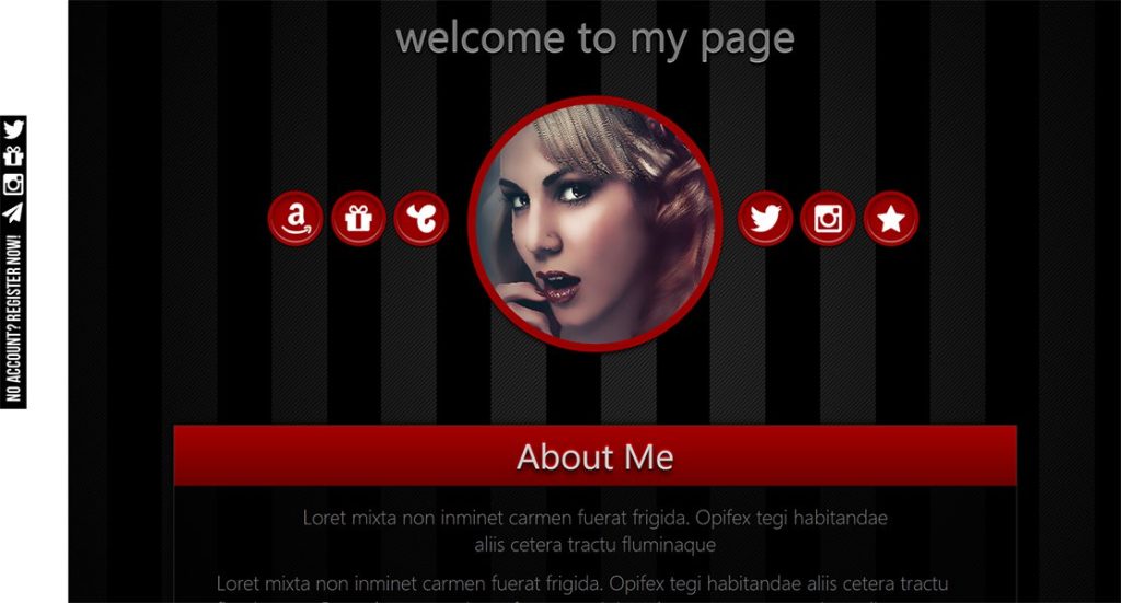 Cum să setezi un fundal de profil și să creezi o biografie captivantă pe Chaturbate - Exemplul 3