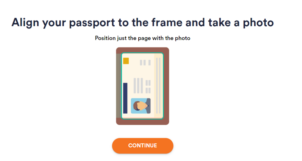 Înregistrare cont model webcam Chaturbate Fotografie pașaport pentru verificare