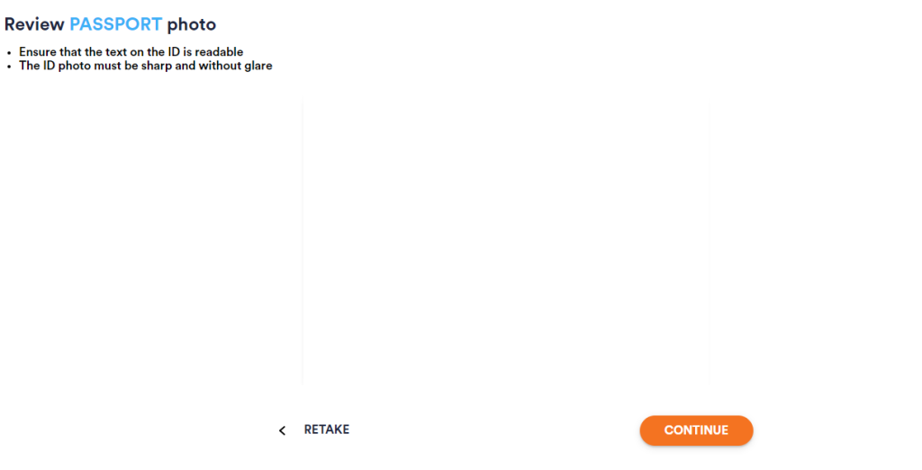 Rezultatul înregistrării contului de model pe webcam Chaturbate - fotografie pașaport
